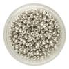 Miyuki Round Seed Beads, Size 8/0 (3mm), Galvanized Silver, 22g Tube (Approximately 836 Beads), Made in Japan view 3