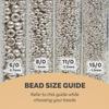 Miyuki Round Seed Beads, Size 8/0 (3mm), Galvanized Silver, 22g Tube (Approximately 836 Beads), Made in Japan view 4