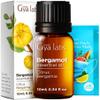 100% Pure Bergamot Essential Oil - 0.34 Fl Oz - Bergamot Oil for Hair, Skin, Diffuser, Aromatherapy & DIY Candle Making Scent view 1