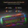 Redragon K552 Mechanical Gaming Keyboard, 87-Key Compact, LED Gaming Keyboard with Red Switches, Anti-Ghosting, Metal Frame for PC Gaming & Typing, Beginner-Friendly (Black) view 2