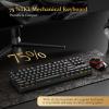 Redragon K552 Mechanical Gaming Keyboard, 87-Key Compact, LED Gaming Keyboard with Red Switches, Anti-Ghosting, Metal Frame for PC Gaming & Typing, Beginner-Friendly (Black) view 3