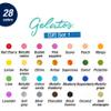 Faber-Castell Gelatos Gift Set: 28 Watercolor Gel Crayons and Art Supplies for Painting, Drawing & Journaling, Versatile Art Pigment Crayons, Gel Sticks for Mixed Media view 3
