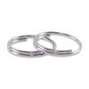 Super Z Outlet 1" (25mm) Nickel Plated Silver Steel Round Edged Split Circular Keychain Ring Clips for Car Home Keys Organization, Arts & Crafts, Lanyards (100) view 2
