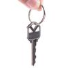 Super Z Outlet 1" (25mm) Nickel Plated Silver Steel Round Edged Split Circular Keychain Ring Clips for Car Home Keys Organization, Arts & Crafts, Lanyards (100) view 3
