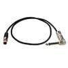 HQRP TA4F Mini Connector to 1/4 Right Angle Instrument Cable Compatible with Line-6 Relay G50 G55 G90 Digital Wireless Guitar System TBP12 Transmitter 98-033-0003 view 3