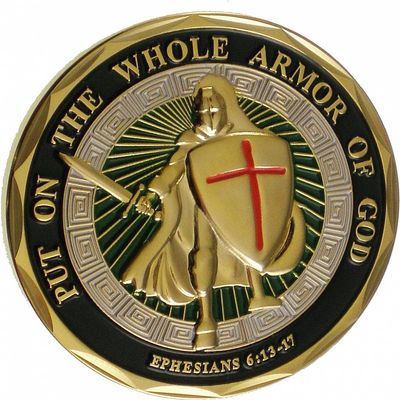 Eagle Crest New Armor of God Challenge Coin