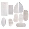 RDEXP Pottery Clay pattern dieing Ceramics Sharp Steel Tools Scraper Crafts Pack of 10 view 2