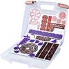 ArtBin 6978AB Magnetic Die Storage Case with 3 Magnetic Die Sheets, Portable Paper Craft & Die Organizer with Handle, Translucent view 1