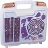 ArtBin 6978AB Magnetic Die Storage Case with 3 Magnetic Die Sheets, Portable Paper Craft & Die Organizer with Handle, Translucent view 4