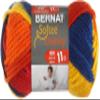Bernat Softee Chunky Ombre Yarn, 2.5 oz, Gauge 5 Bulky Chunky, 100% Acrylic, School Yard view 1