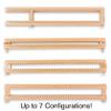 Authentic Knitting Board 18" All-n-One Loom, adjustable, 106 pegs, 100% hardwood view 3