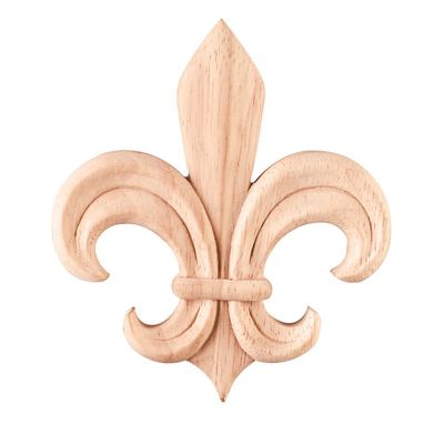 Box of 10- Fleur de lis Pressed Appliques