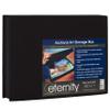 HG Art Concepts Eternity Archival Clamshell Photo Storage Box, Black - 8.5"x11" - For Storing Artwork, Photos & Documents, Deluxe Acid-Free, Sturdy & Lined With Archive-Quality Paper view 1