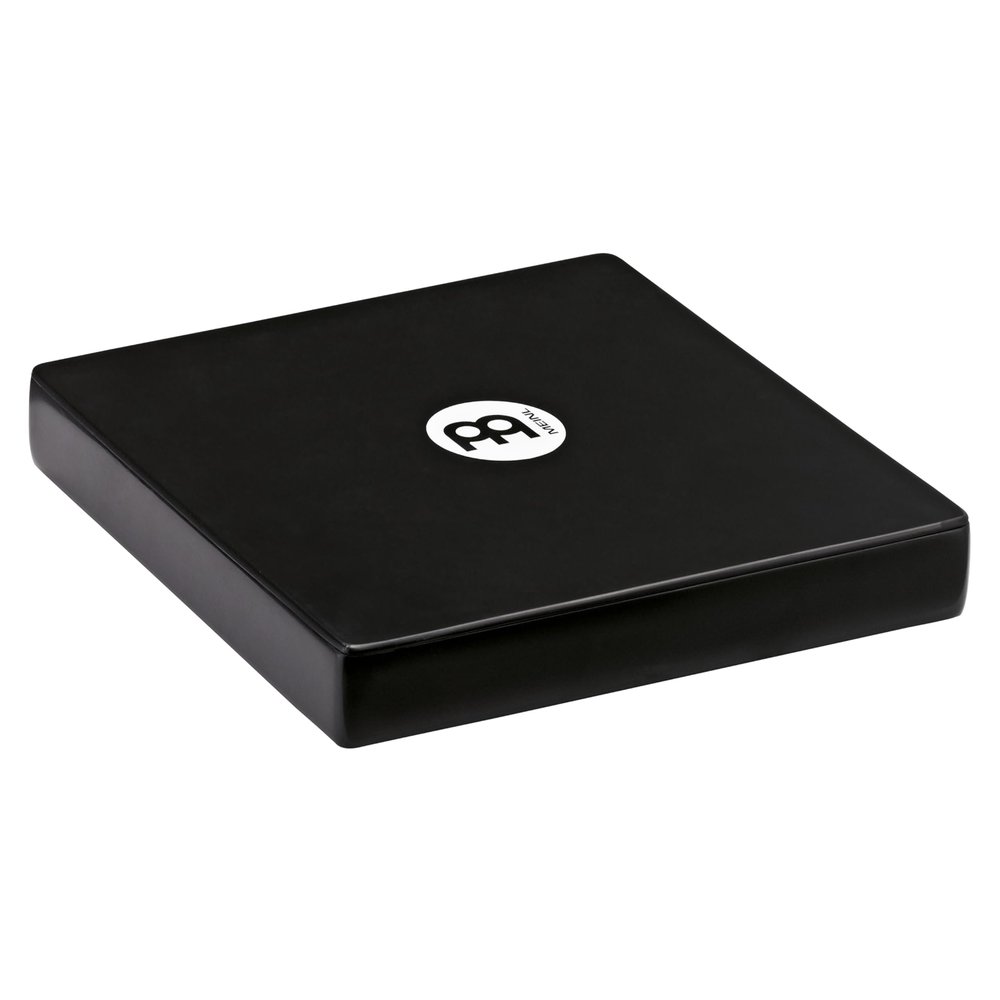 Meinl Percussion TCAJ1BK Compact Rubber Wood Travel Cajon, Black