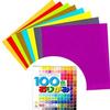 Aitoh M100C Origami Paper, 5.875 by 5.875-Inch, 100 Colors, 100-Pack view 2