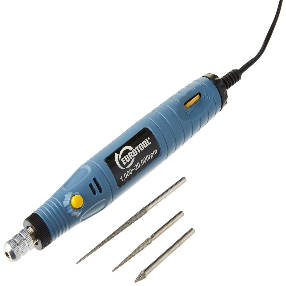 Eurotool Pro-Electric Bead Reamer, Includes 3 Diamond Coated Tips