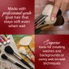 Silver Brush SMS-5599S Silver Mop Short Handle Multi Media Brush Set, 4 Per Pack view 4