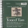 Strathmore 400 Series Sketch Pad, Toned Tan, 5.5x8.5 inch, 50 Sheets - Artist Sketchbook for Drawing, Illustration, Art Class Students view 1