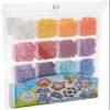 Perler Beads Fun Colors Fuse Beads and Storage Tray For Kids Crafts, 4000 pcs view 1