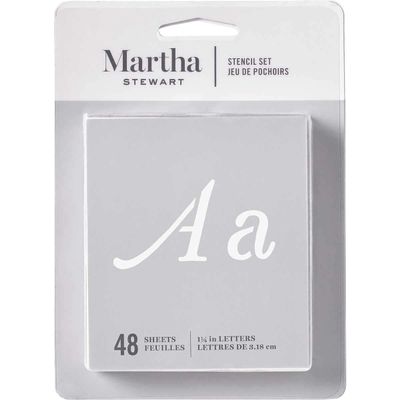 Martha Stewart Crafts Alphabet Stencil, 32988 Monogram Flourish