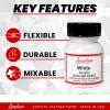 Angelus Acrylic Leather Paint, 1 Fl Oz, White - Professional Flexible, Crack, Scratch, Peel Resistant Leather Paint for Shoes, Sneakers, and Other Leather Projects view 2