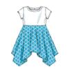 McCall's Patterns M7309 Children's/Girls' Handkerchief-Hem Dresses, Size CL (6-7-8) view 4