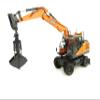 Universal Hobbies Doosan dx160 W with 2 Attachments Scale 1/50, uh8134 view 1