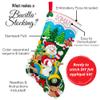 Bucilla Santa's List Christmas Stocking Felt Applique Kit, 86360 18-Inch view 3