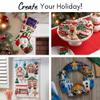 Bucilla Santa's List Christmas Stocking Felt Applique Kit, 86360 18-Inch view 4