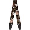 Buckle-Down Guitar Strap, Dream Catcher Cats, 2 Inches Wide view 1
