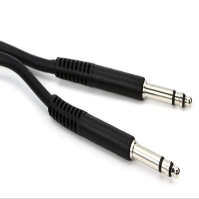 Hosa TTS-102 Balanced Interconnect, TT TRS to Same, 2 Feet