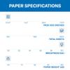 Hammermill Cardstock, Premium Color Copy, 60 lb, 8.5 x 11-100 Bright, Made in the USA Card Stock - 10 Pack (2,500 Sheets) view 3
