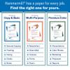 Hammermill Cardstock, Premium Color Copy, 60 lb, 8.5 x 11-100 Bright, Made in the USA Card Stock - 10 Pack (2,500 Sheets) view 4