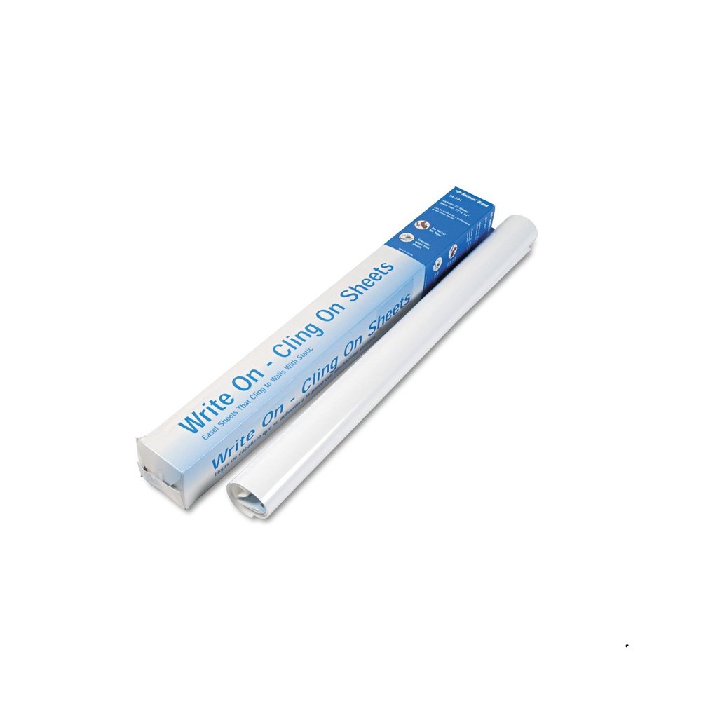 AVERY National Write On-Cling On Easel Pad, Unruled, 27 x 34, White, 35 Sheets