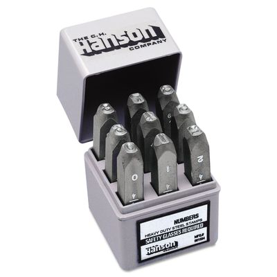 CH Hanson 20601 3/8" Standard Number Set