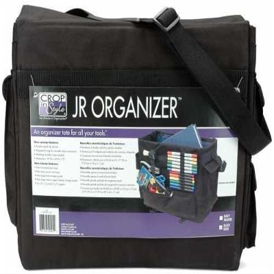 CROP IN STYLE Junior Organizer Tote, Black
