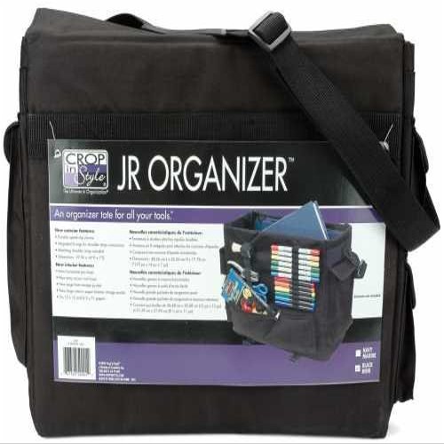 CROP IN STYLE Junior Organizer Tote, Black