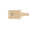 Shure WL93T Lavalier Condenser Microphone - Subminiature Size for Theater, Television, Broadcasting, Video & Film, TA4F/TQG Connector for use Wireless Bodypack Transmitters - Tan view 2