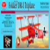Guillow's Fokker DR1 Triplane Laser Cut Model Kit view 1