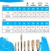 Princeton Dakota Flat Brush, Synthetic, Long Handle, Size 8, 1 Count view 3