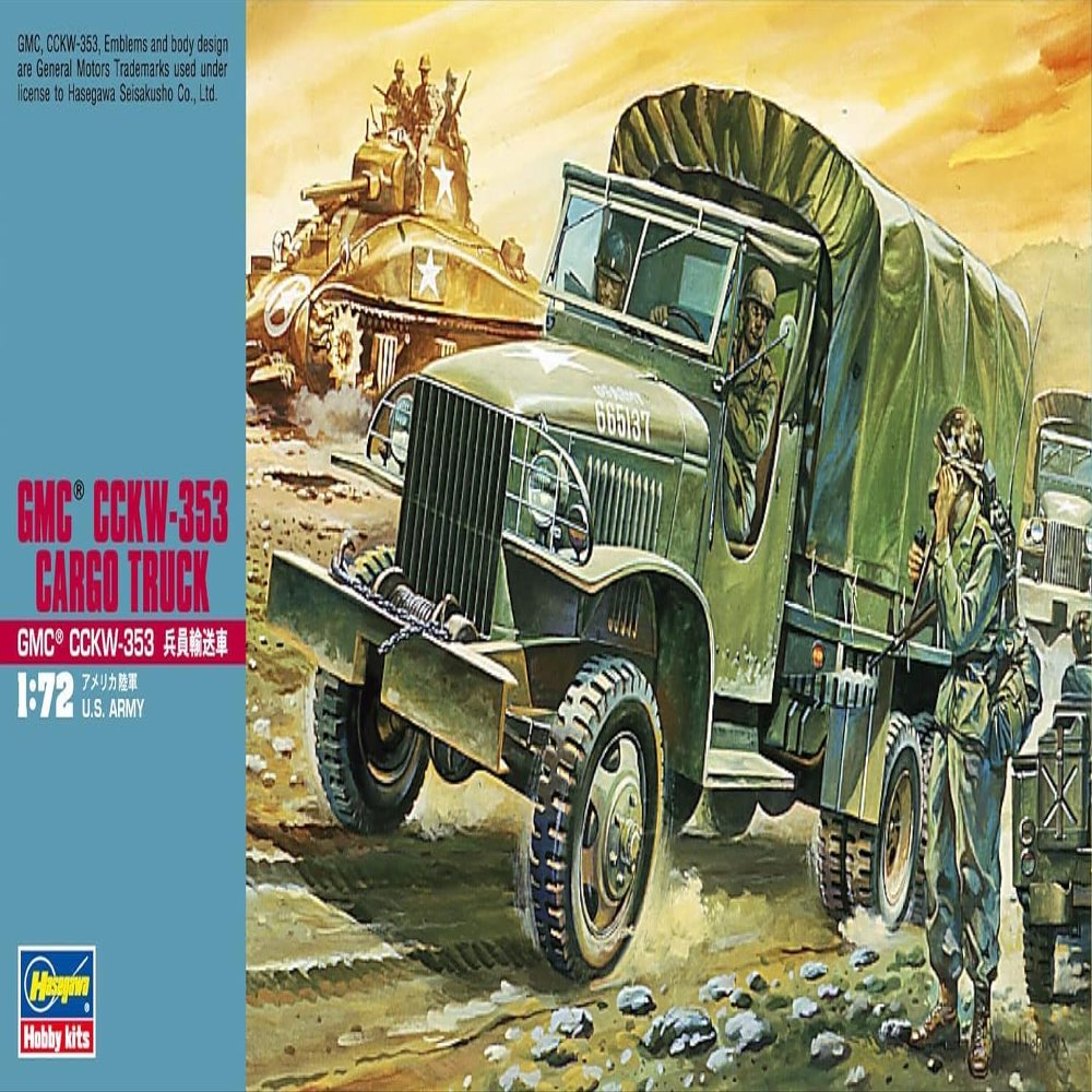 Hasegawa 1/72 GMC CCKW-353 Cargo Truck