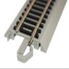 Bachmann Trains E-Z TRACK REVERSING 9" STRAIGHT (4/card) - NICKEL SILVER Rail With Grey Roadbed - HO Scale view 3