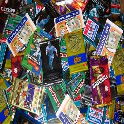 Rookies HQ 100 Assorted Packs of Baseball Cards,Football Cards,Basketball Cards & Hockey Cards (1986-2008)