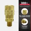 Milton (S-716) 1/4" Male NPT M Style (Industrial) Air fitting Quick Connect Coupler (Packaging May Vary) view 4