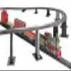 Bachmann Trains 18 PC. E-Z TRACK GRADUATED PIER SET - For Use with HO or On30 Scale E-Z Track , White view 1