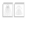 Butterick Patterns B4377 Floor-Length Cape and Princess Seam Dress Sewing Pattern, Size EE (14-20) view 4