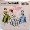 Butterick Sewing Pattern B4512 Retro 1957 Misses' Dress, Belt and Cummerbund Sizes 6-8-10-12 view 1
