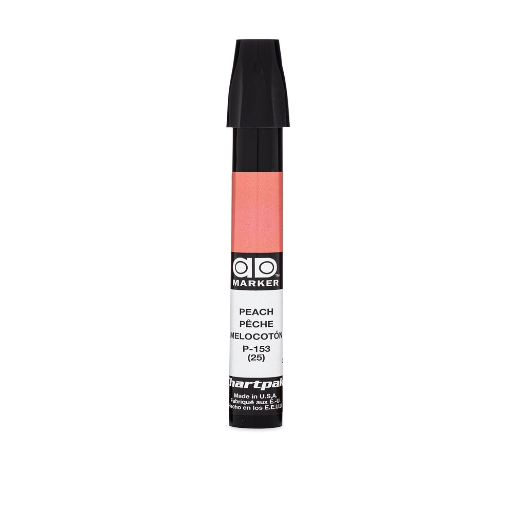AD Marker The Original Chartpak, Tri-Nib, Peach, 1 Each (P153)