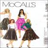 Misses A Line Lined Skirts Sewing Pattern Waistband Ruffle Option McCall M 4971 (14-16-18-20) view 1