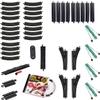 Bachmann Trains Snap-Fit E-Z TRACK WORLDS GREATEST HOBBY TRACK PACK - Steel Alloy Rail With Black Roadbed - HO Scale , White Medium view 2